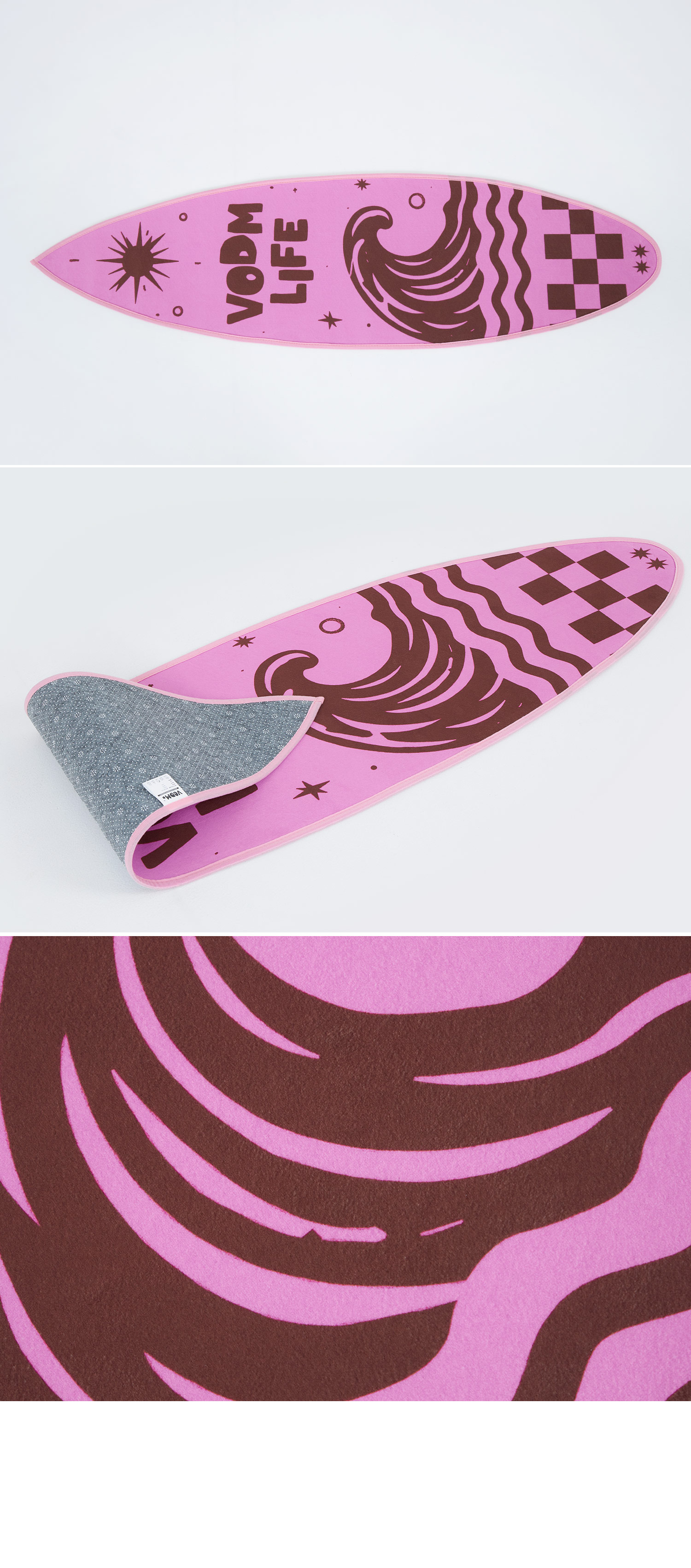 Going Off Pink ; Surf Rug