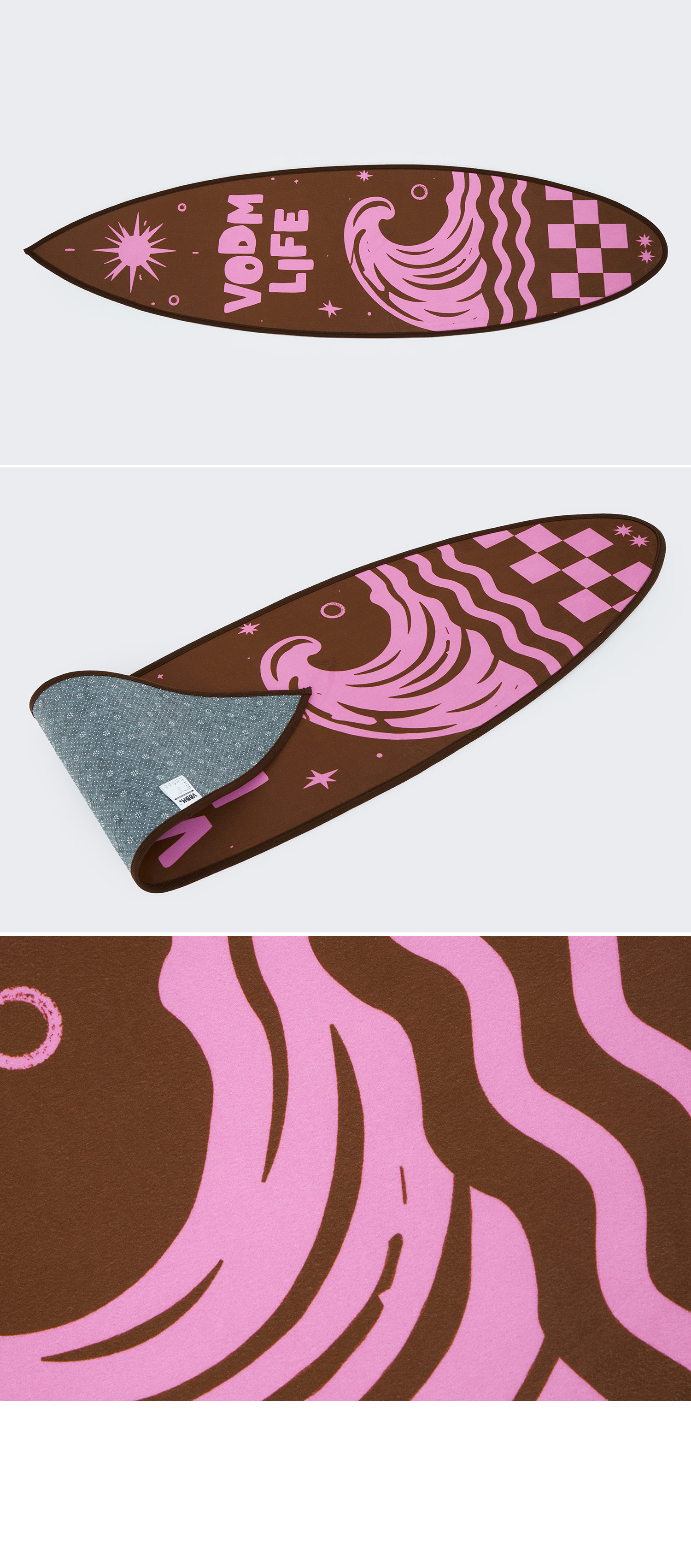 Going Off Brown ; Surf Rug