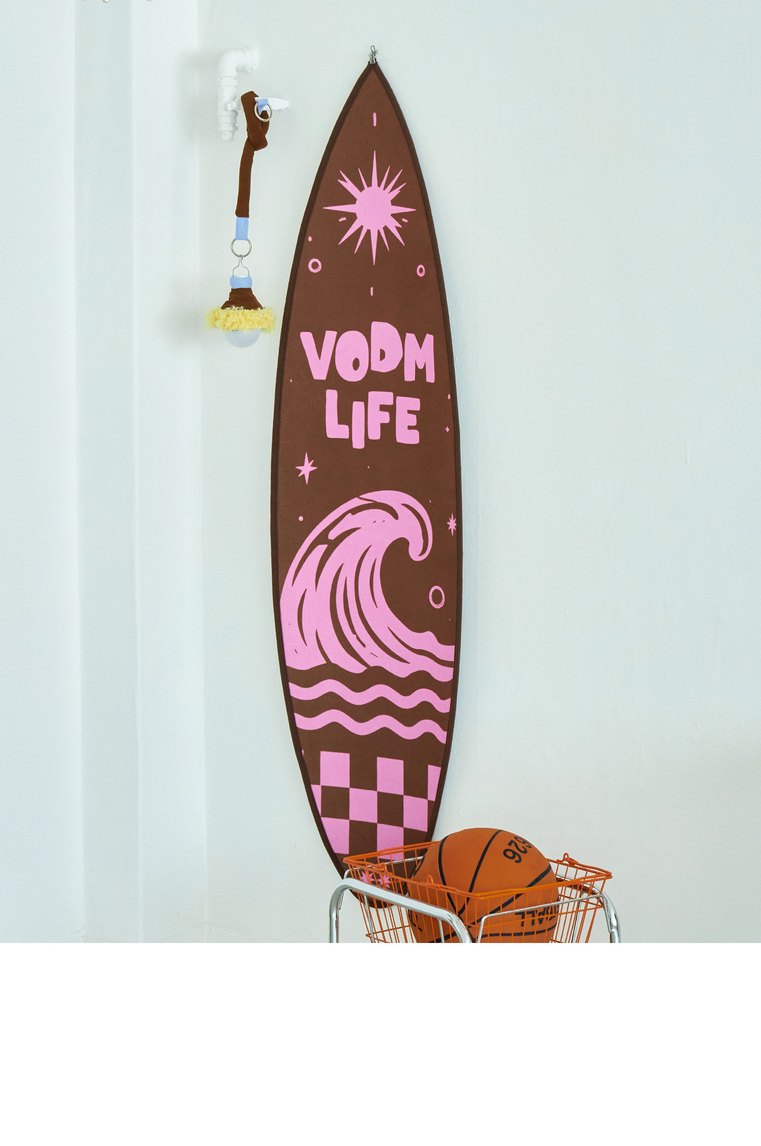 Going Off Brown ; Surf Rug