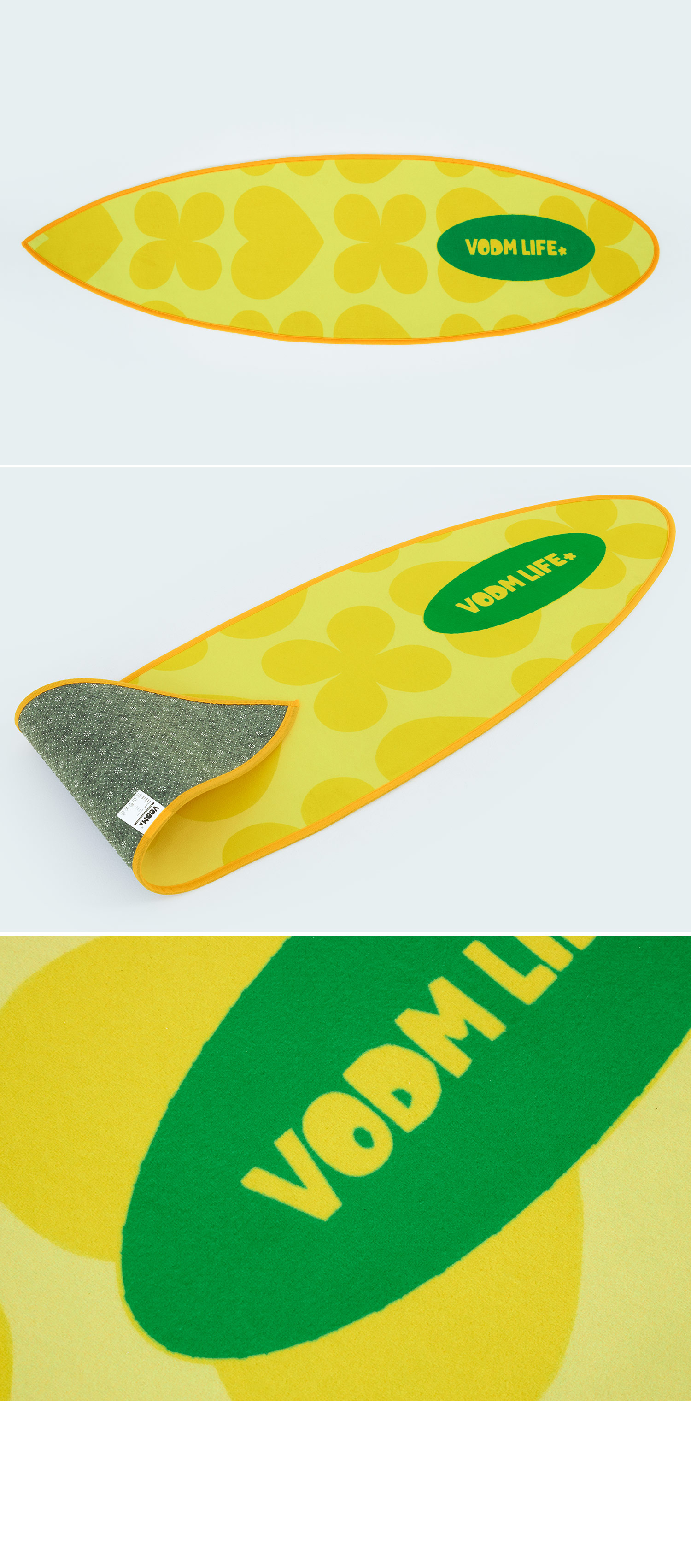 Lemon Hug ; Surf Rug