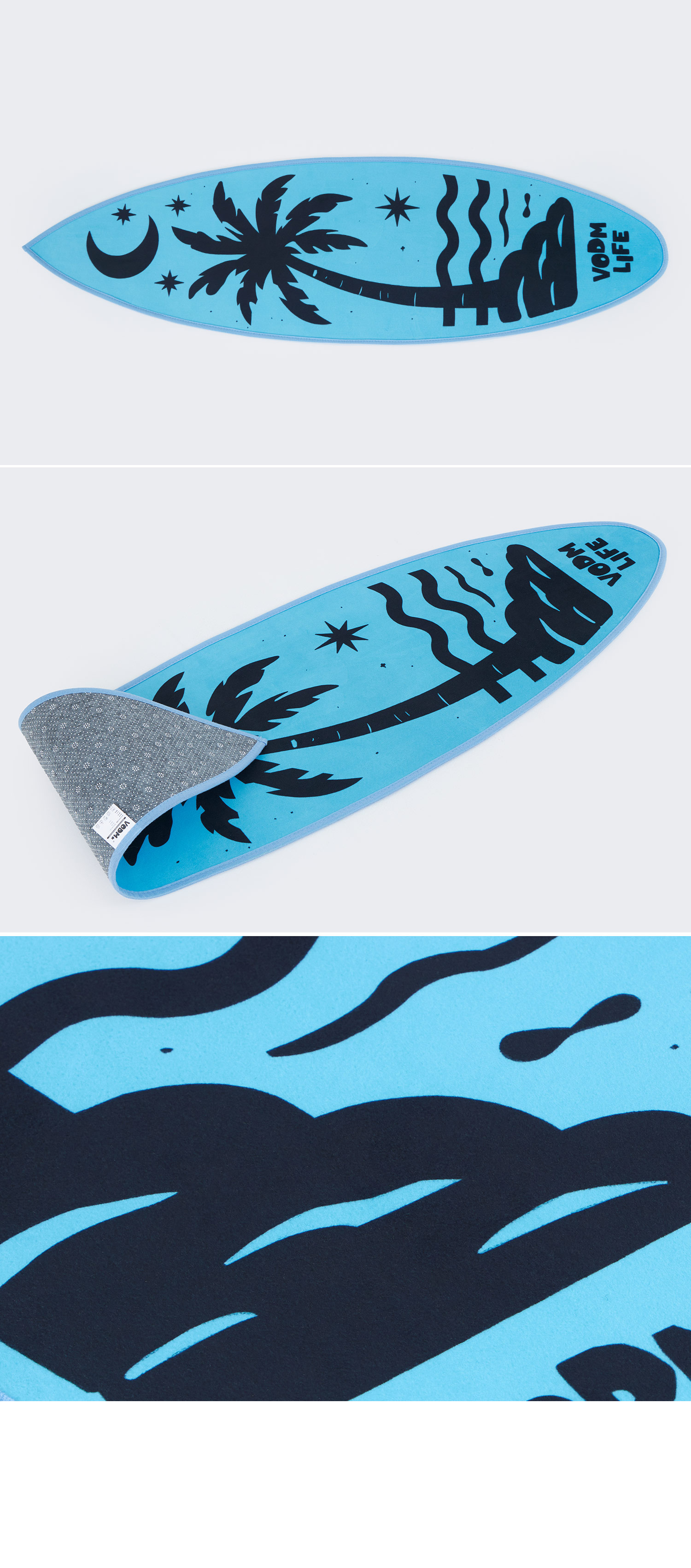 Night Beach ; Surf Rug