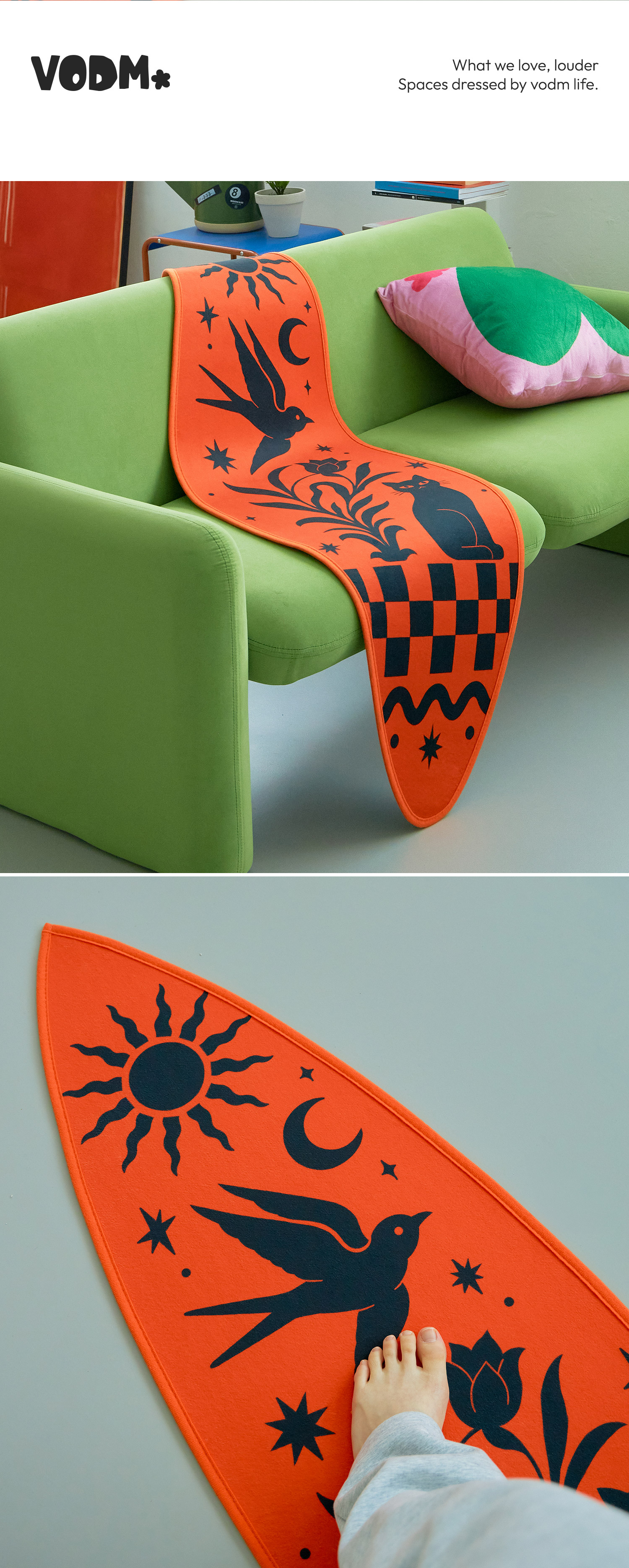 Peaceful Day ; Surf Rug
