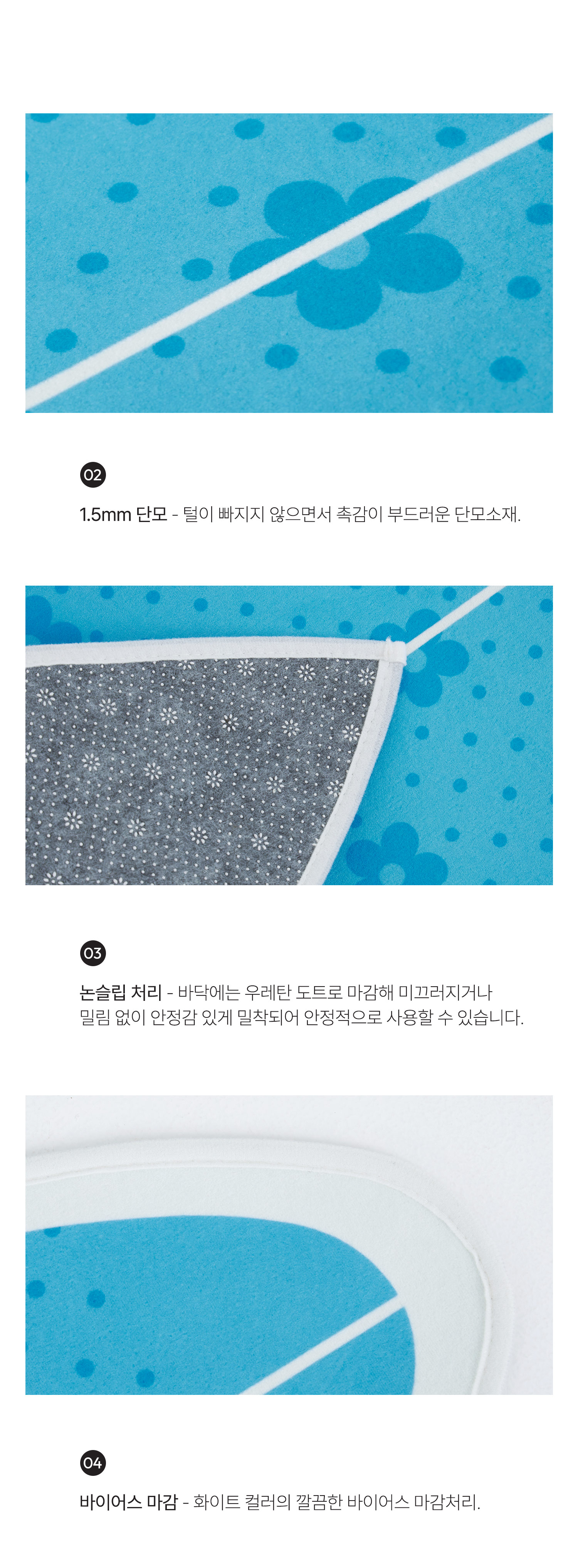 Polka Flower ; Surf Rug